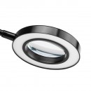 SNAKE RING LED LAMP LAMP ON A DESK BLACK