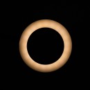 SNAKE RING LED LAMP LAMP ON A DESK BLACK