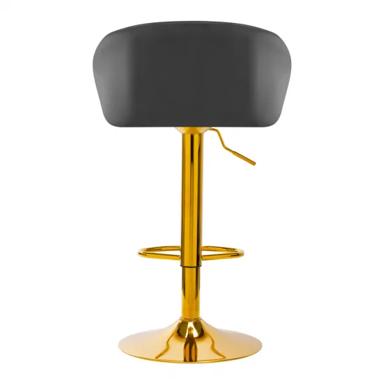 4Rico Bar Hocker QS-B16G baršunasto siva — slika 4