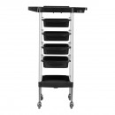 GABBIANO HAIRDRESSER TROLLEY X11-9 WHITE GRAPHICS