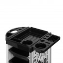 GABBIANO HAIRDRESSER TROLLEY X11-9 WHITE GRAPHICS