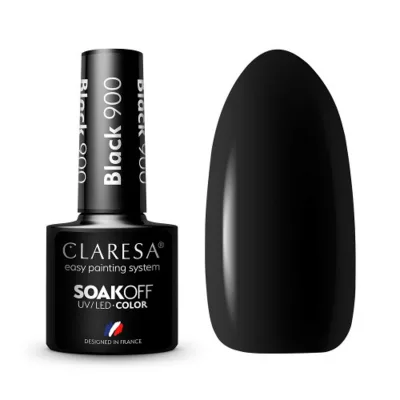 CLARESA Hibridni lak za nokte CRNI 900 -5g