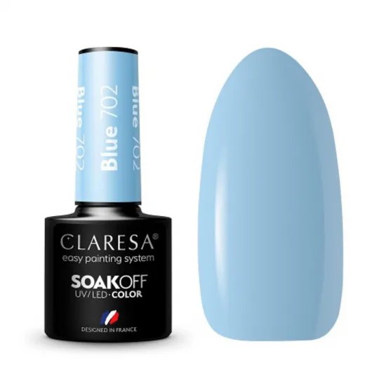 CLARESA Hibridni lak za nokte PLAVI 702 -5g