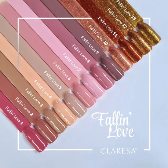 CLARESA hibridni lak za nokte FALLIN "LOVE 2 - 5 g — slika 2