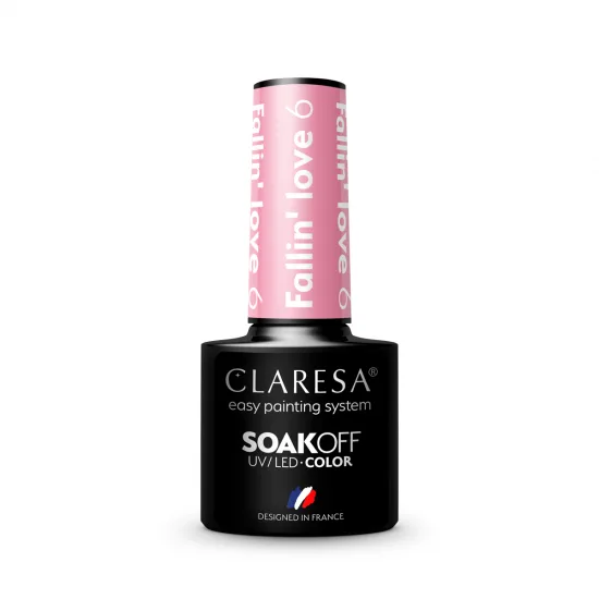CLARESA hibridni lak za nokte FALLIN "LOVE 6-5g — slika 3