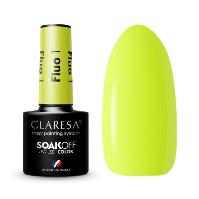 CLARESA hibridni lak za nokte FLUO 1-5g