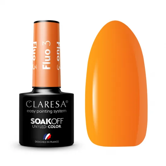 CLARESA hibridni lak za nokte FLUO 3-5g