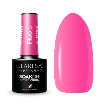 CLARESA hibridni lak za nokte FLUO 5-5g