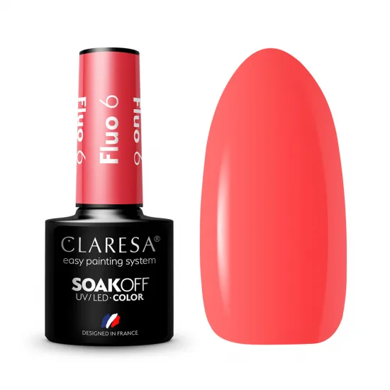CLARESA hibridni lak za nokte FLUO 6-5g