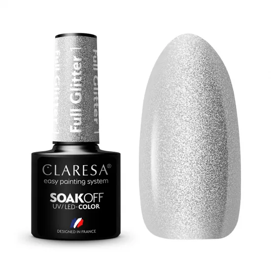 CLARESA hibridni lak za nokte FULL GLITTER 1-5g