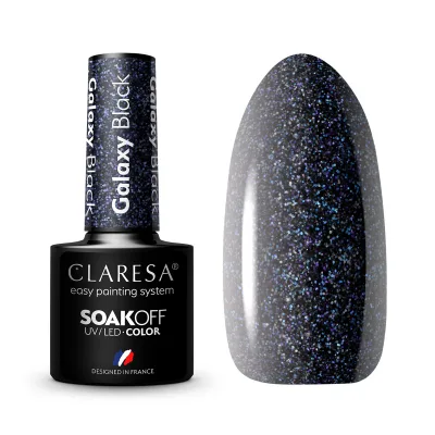 CLARESA gel lak Galaxy Black 5g