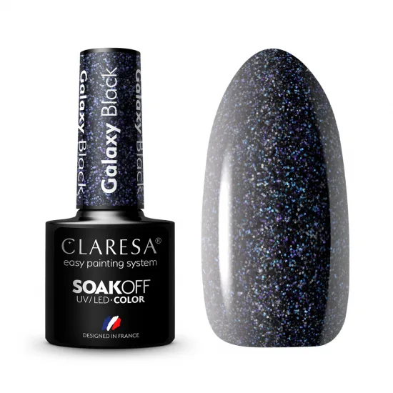 CLARESA gel lak Galaxy Black 5g