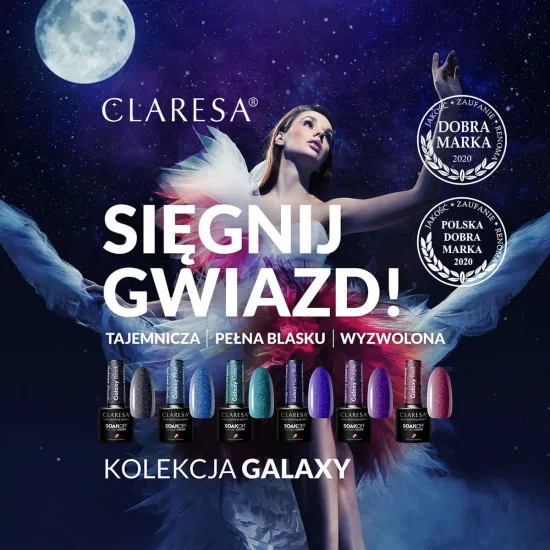 CLARESA hibridni lak za nokte Galaxy Blue 5g — slika 2