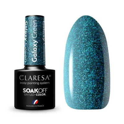 CLARESA hibridni lak za nokte Galaxy Green 5g