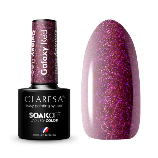 CLARESA gel lak Galaxy Red 5g