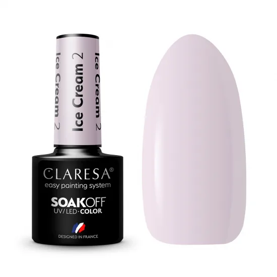 CLARESA hibridni lak za nokte Sladoled 2 -5g