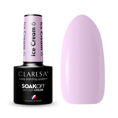 CLARESA hibridni lak za nokte Sladoled 6-5g