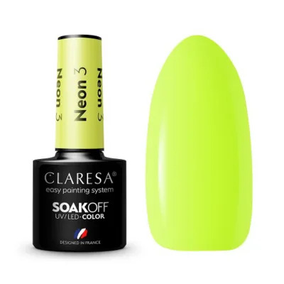 CLARESA hibridni lak za nokte NEON 3-5g