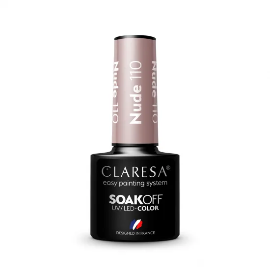 CLARESA hibridni lak za nokte NUDE 110 -5 g — slika 2