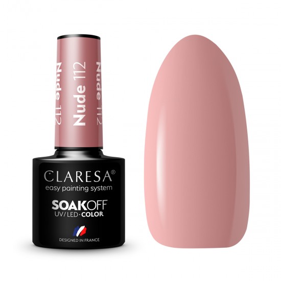 CLARESA hibridni lak za nokte NUDE 112 -5 g