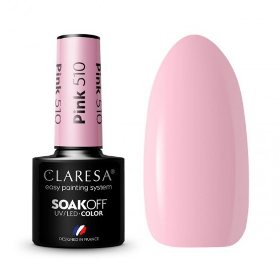 CLARESA hibridni lak za nokte ROZA 510 -5g
