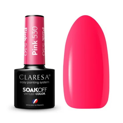 CLARESA hibridni lak za nokte ROZA 530 -5g