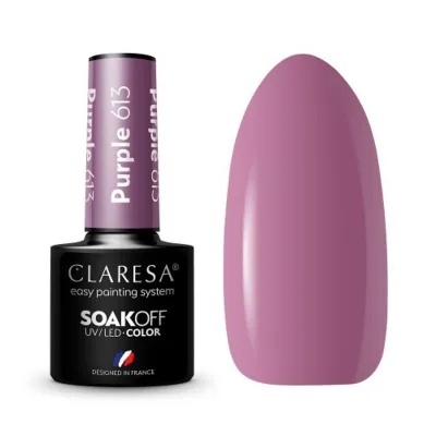 CLARESA Hibridni lak za nokte LJUBIČASTI 613 -5g