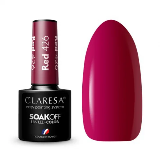 CLARESA hibridni lak za nokte CRVENI 426 -5g