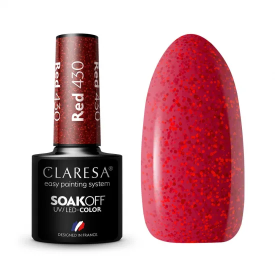 CLARESA hibridni lak za nokte CRVENI 430 -5g
