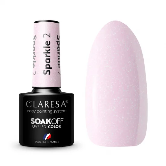 CLARESA hibridni lak za nokte SPARKLE 2-5g
