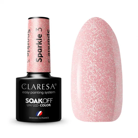CLARESA hibridni lak za nokte SPARKLE 3-5g