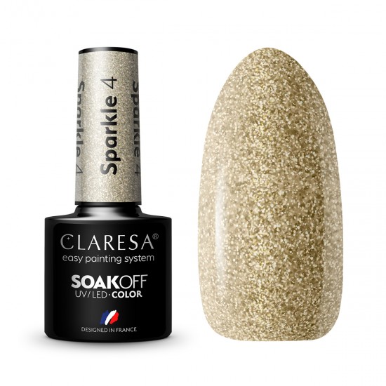 CLARESA hibridni lak za nokte SPARKLE 4-5 g