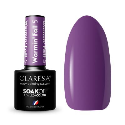 CLARESA hibridni lak za nokte WARMIN "JESEN 5 - 5 g