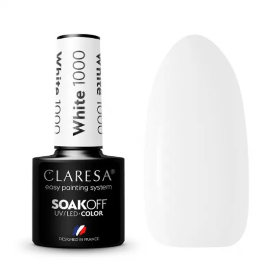 CLARESA hibridni lak za nokte BIJELI 1000 -5g