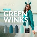 CLARESA hybrid polish GREEN WINKS 2 -5g