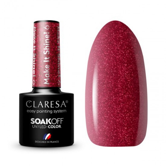 CLARESA hibridni lak za nokte Make It Shine! 5-5 g