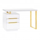 COSMETIC DESK 3311G WHITE GOLD