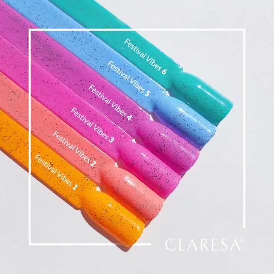 CLARESA hibridni lak za nokte Festival Vibes 1-5g — slika 3
