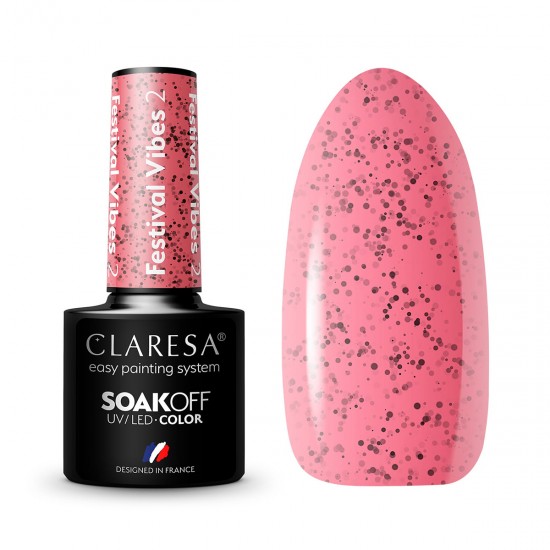 CLARESA hibridni lak za nokte Festival Vibes 2 -5g