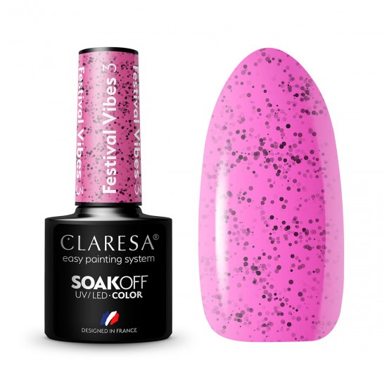 CLARESA hibridni lak za nokte Festival Vibes 3 -5g