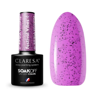 CLARESA hibridni lak za nokte Festival Vibes 4-5g