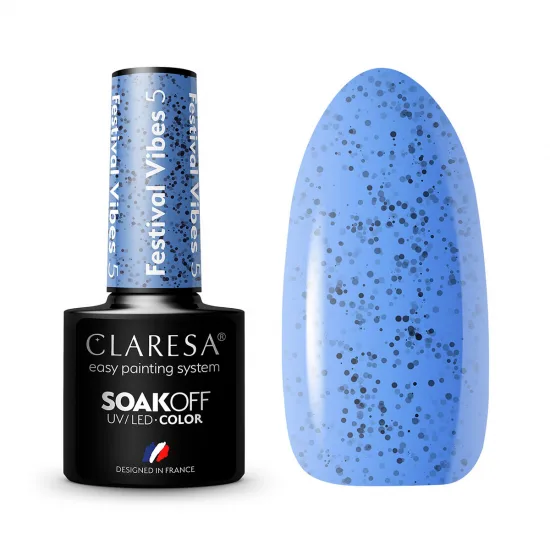 CLARESA hibridni lak za nokte Festival Vibes 5-5g