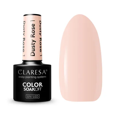 CLARESA hibridni lak za nokte DUSTY ROSE 1-5g
