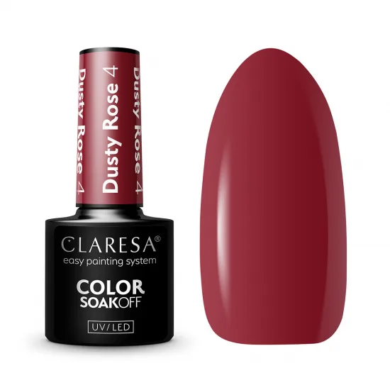 CLARESA hibridni lak za nokte DUSTY ROSE 4-5g
