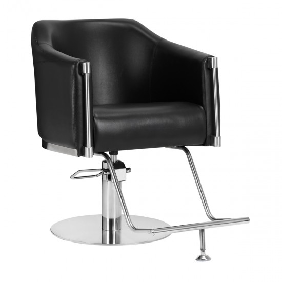 Gabbiano hairdressing chair Burgos black Gabbiano hairdressing chair Burgos black