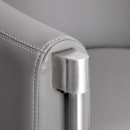 Gabbiano frizerska stolica Burgos siva