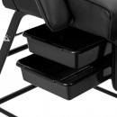 Cosmetic chair 557A with cuvettes black