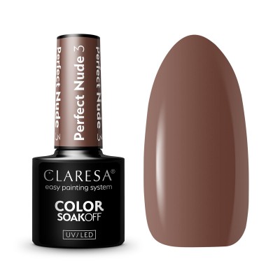 CLARESA hibridni lak za nokte PERFECT NUDE 3-5 g