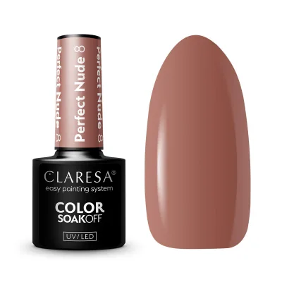 CLARESA hibridni lak za nokte PERFECT NUDE 8-5 g