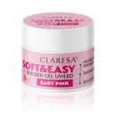 Claresa gel za izgradnju Soft & Easy gel, baby roza 90 g